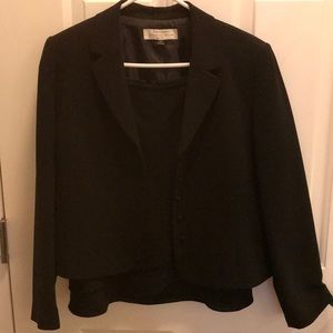 Beautiful black Tahari suit skirt and blazer